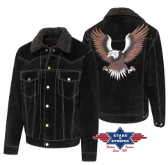 Men's western jacket DECKER black
