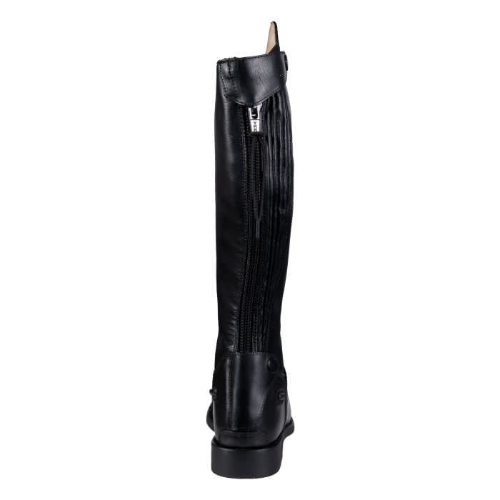 Kožené jezdecké boty HKM Oxford Kids dlouhé/extra úzké