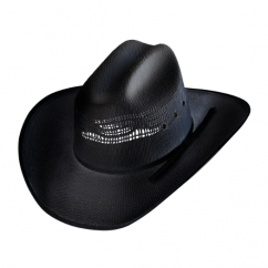 Westernový klobouk ASHTON BLACK-SLEVA