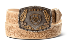 Ariat Damengürtel mit Blumenprägung