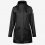 Nepromokavý kabát/pláštěnka HORZE Billie PU - Color: černá, Size: 42