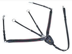 Poprsák s martingalem HKM a širokou gumou