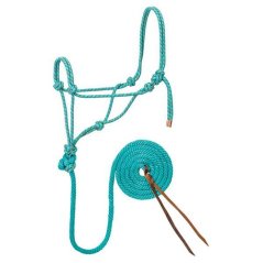 Provazová ohlávka WEAVER Diamond Braid s vodítkem