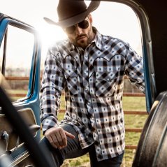 Herren-Westernhemd Stars & Stripes GUS