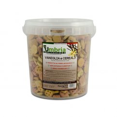 Pamlsky Umbria Equitazione vanilka & obiloviny - kyblík 3kg