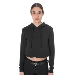 Equestro Damen-Sweatshirt CropTop Logo
