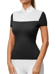 Women's Competition T-shirt Equestrian Stockholm Revenew Black Edition