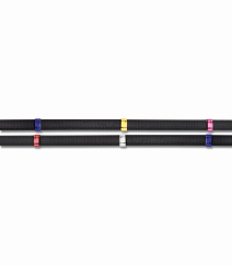 Waldhausen X-Line anti-slip reins with colored bars