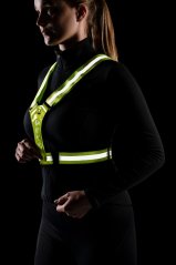 Reflexní LED vesta pro jezdce HKM