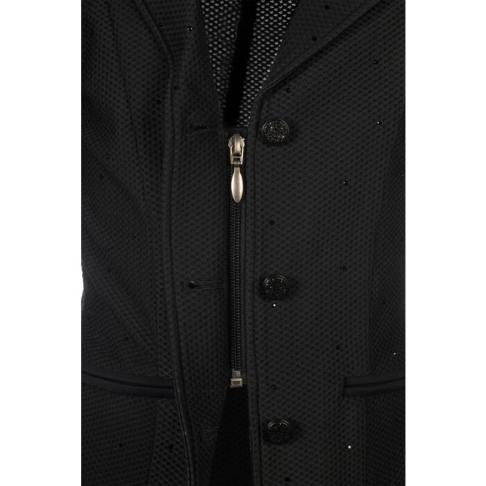 Dětské závodní jezdecké sako HKM Crystal Kids-140cm
