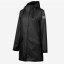 Nepromokavý kabát/pláštěnka HORZE Billie PU - Barva: černá, Velikost: 42