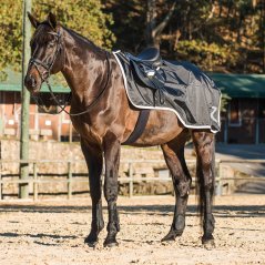 Nepromokavá bederní deka Horze ProTrek s fleece podšívkou