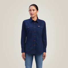 Ariat Rebar Washed Twill Arbeitshemd für Damen