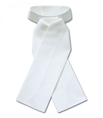 Plastron, bílý Waldhausen