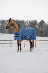 Nepromokavá deka pro koně High Neck EQUITHÈME TYREX 1200D Freedom of Movement