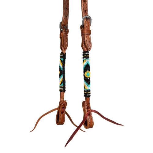 Abstract decorations western bridle