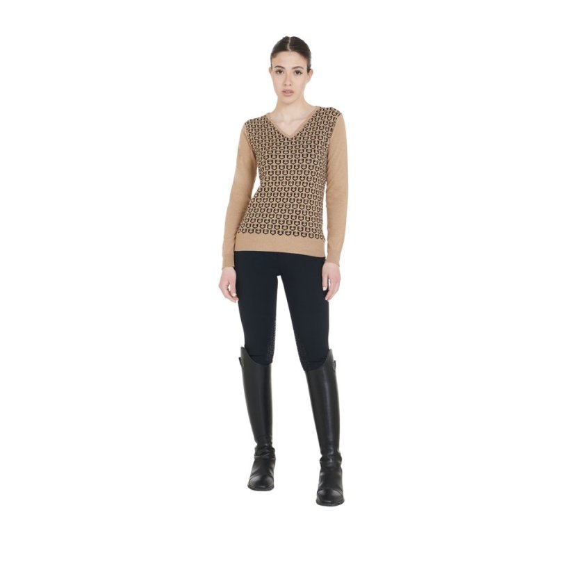 Equestro Damenpullover V-Neck