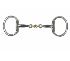 Udidlo oliva 2x lomené Shires Sweet Iron 14mm