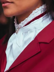Plastron Equestrian Stockholm Queen Bordeaux