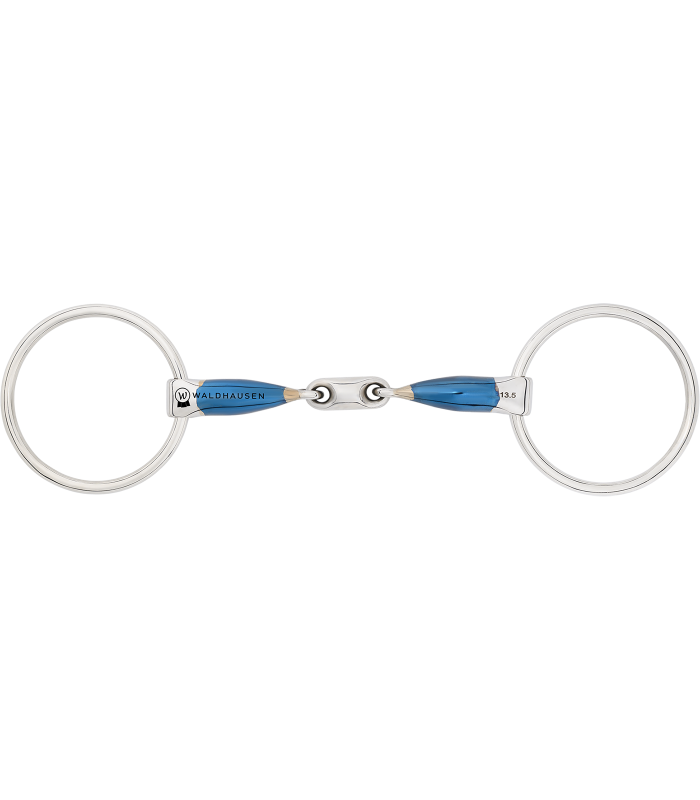 Stihlové udidlo 2x lomené Sweet Iron Waldhausen, 16mm