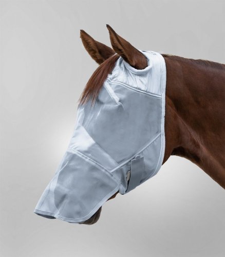 PREMIUM fly mask without ears- with nose protection