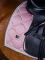 Dressage Saddle Pad Pink Crystal
