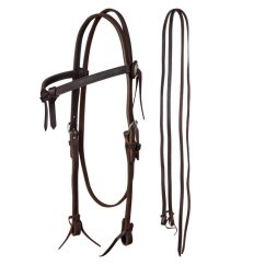 Western bridle with reins LAKOTA STITCHED