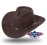 Westernový klobouk Dallas -  hnědý M