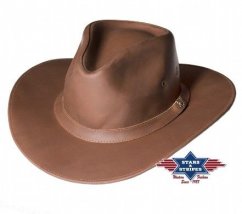 Kožený westernový klobouk ALAN