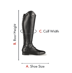 Vysoké jazdecké topánky Premier Equine Altura, syntetické-42W
