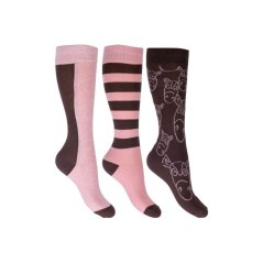 Children's knee socks HKM Houston - 3 pairs-KOPIE