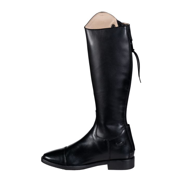 Kožené jezdecké boty HKM Oxford Kids dlouhé/extra úzké