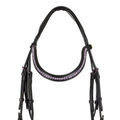 Anatomic Leather bridle with rhinestone EQUESTRO
