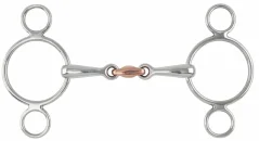 Shires Snowman 2x broken with copper center, 16mm