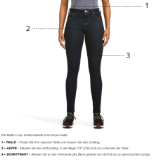 Dámské džíny Ariat Perfect Rise Abby Straight