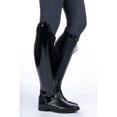 Kožené vysoké jezdecké boty HKM Lynette standart/extra široké 38