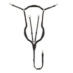 Anatomický kožený poprsník EQUESTRO