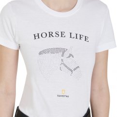 Jezdecké tričko EQUESTRO DIAMONDS HORSE LIFE