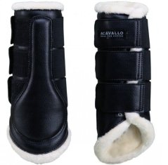 Kamaše zadní Acavallo Eco Wool/Eco Leather