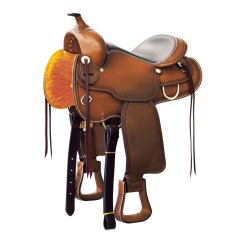 Westernové sedlo DENVER ARABIAN RAWHIDE SQUARE