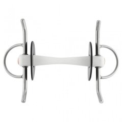Roubíkové udidlo NATHE UNJOINTED FULL CHEEK SNAFFLE
