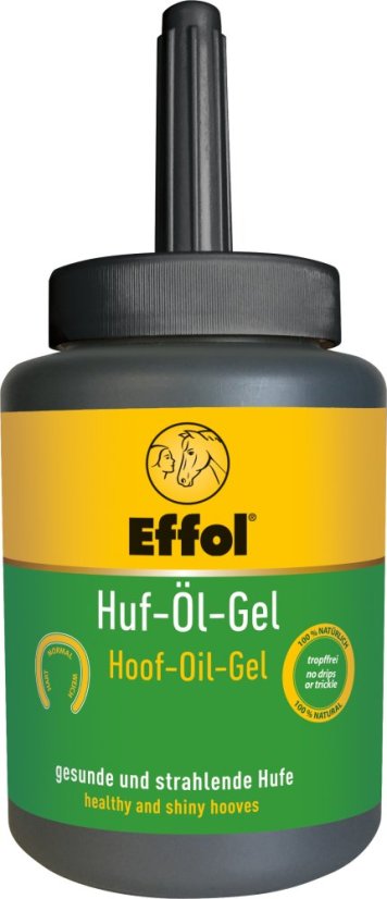 Černý olejový gel na kopyta EFFOL 475ml