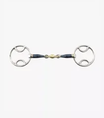 Udidlo stihlo vícetypové 2x lomené Premier Equine Blue Sweet