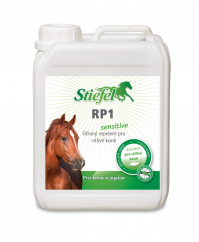 Repelent RP1 Sensitive ekonomické balení - bez alkoholu pro koně s citlivou kůží 2,5l