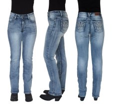 Dámské westernové jeans kalhoty LEXI