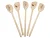 Dromy® Beech wood spoon for mixing feed
