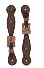 Ostruhové řemínky WEAVER Western Floral Ladies'