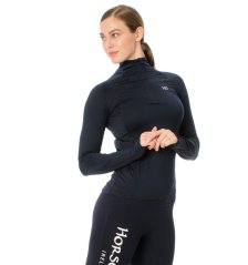 Dámské funkční tričko s dlouhým rukávem Horseware AVEEN half zip