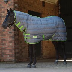 Stájová deka pro koně s krčním dílem WEATHERBEETA COMFITEC 210D CHANNEL QUILT 250g